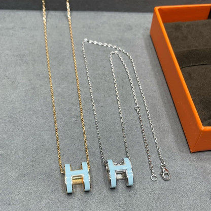 [AM]POP H SKY BLUE NECKLACE