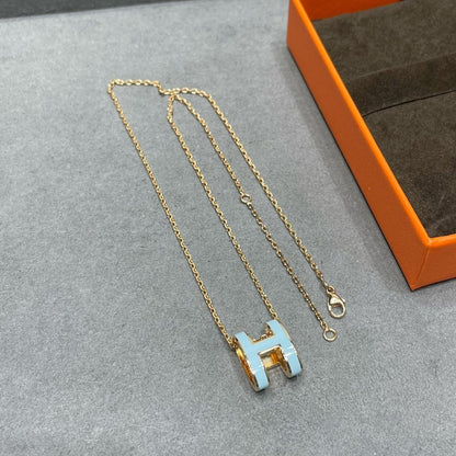 [AM]POP H SKY BLUE NECKLACE