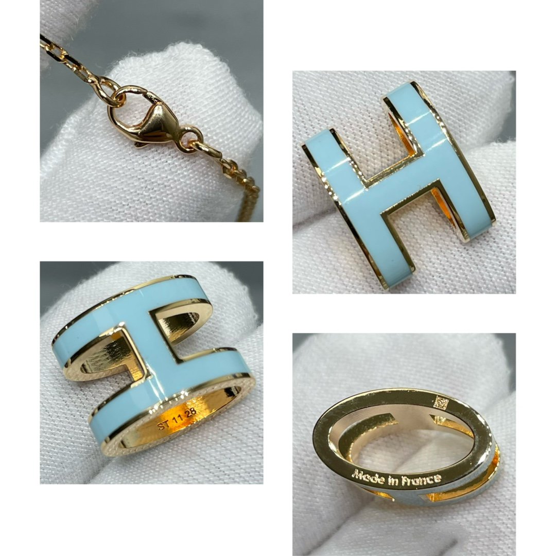[AM]POP H SKY BLUE NECKLACE