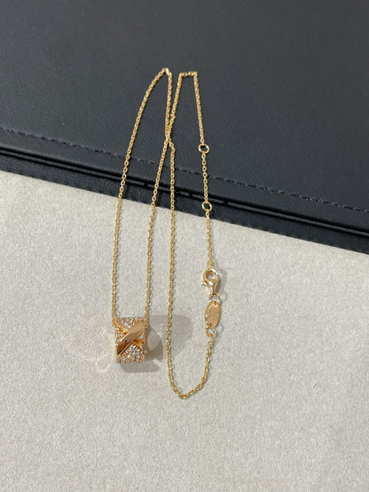 [AM]LIENS EVIDENCE DIAMOND PAVED NECKLACE