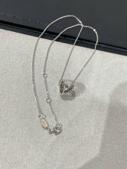 [AM]LIENS EVIDENCE DIAMOND PAVED NECKLACE