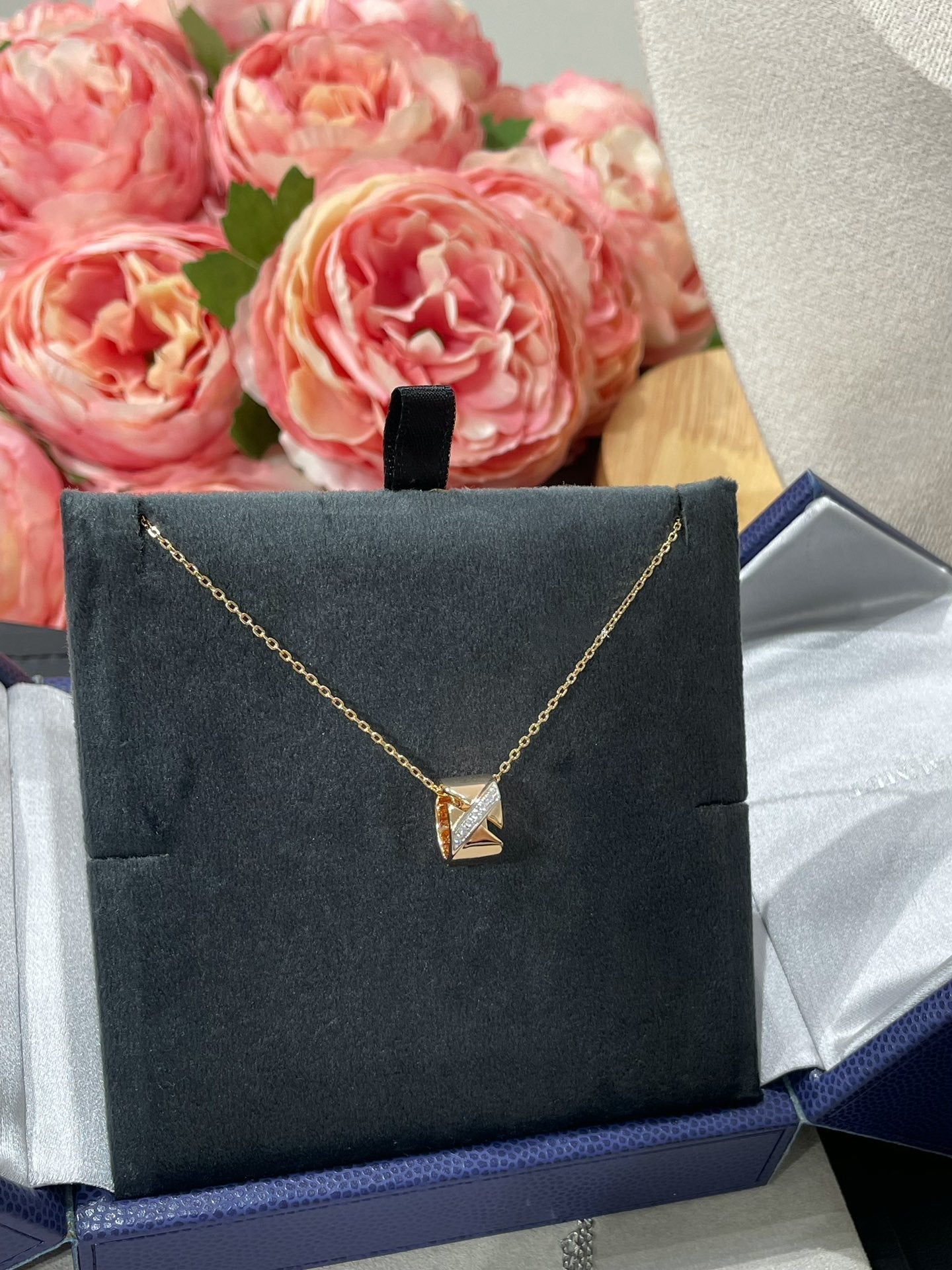 [AM]LIENS EVIDENCE DIAMOND NECKLACE