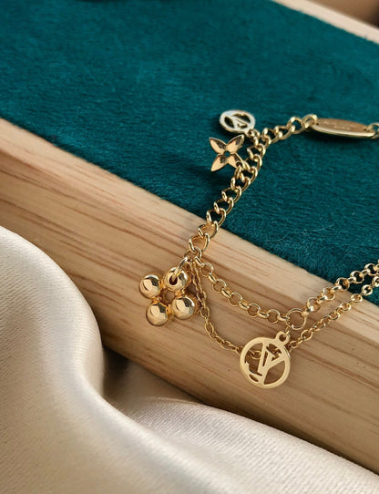 [AM]BLOOMING ROSE GOLD MOP BRACELET