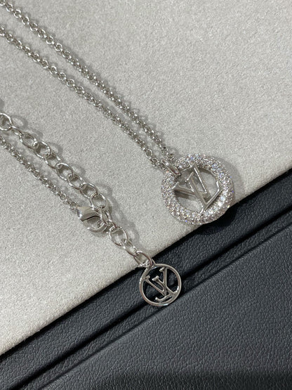 [AM]BY NIGHT DIAMOND PAVED NECKLACE