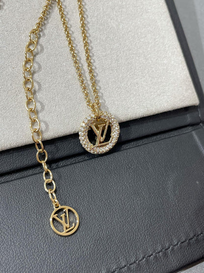 [AM]BY NIGHT DIAMOND PAVED NECKLACE