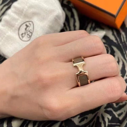 [AM]OLYMPE ROSE GOLD RING