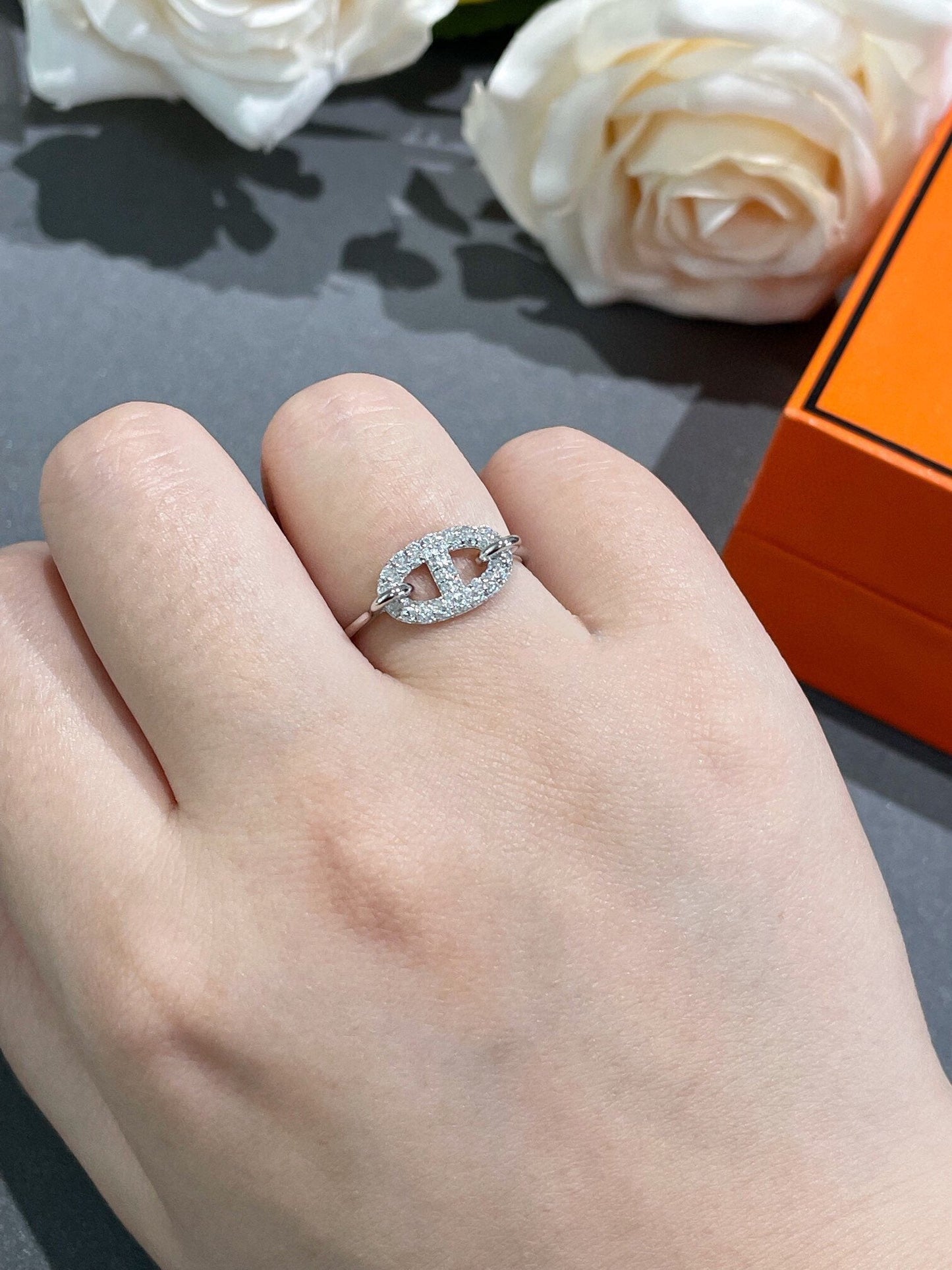 [AM]RONDE SMALL DIAMOND RING