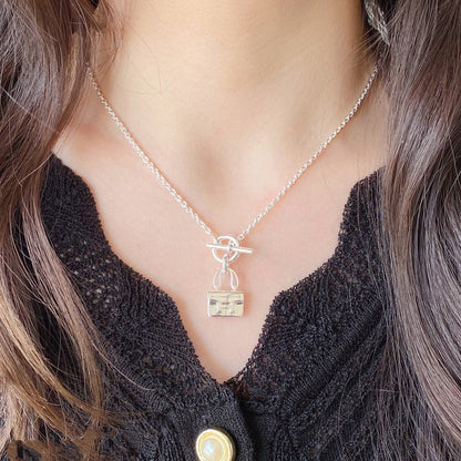 [AM]CONSTANCE PEDANT SILVER NECKLACE