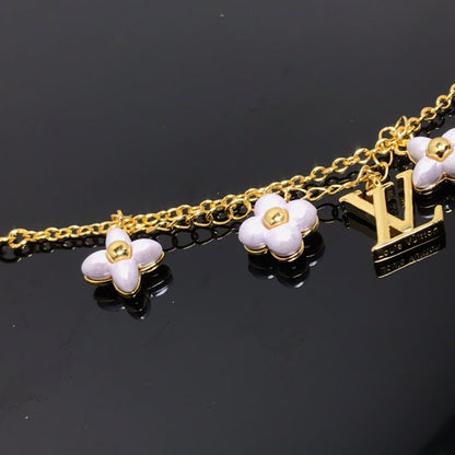 [AM]LOGO 6 MOTIF STAR AND SUN GOLD BRACELET