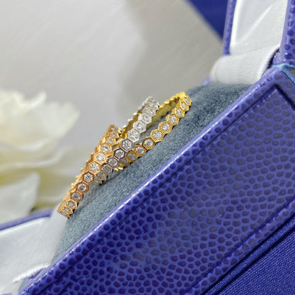 [AM]BEE LOVE DIAMOND PAVED SMALL RING