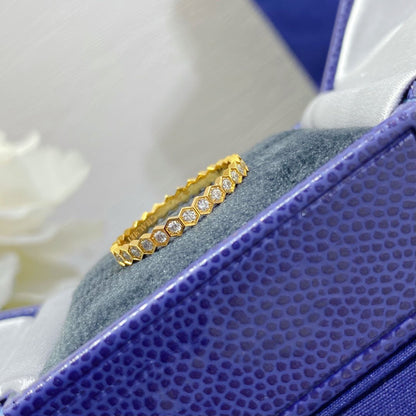[AM]BEE LOVE DIAMOND PAVED SMALL RING
