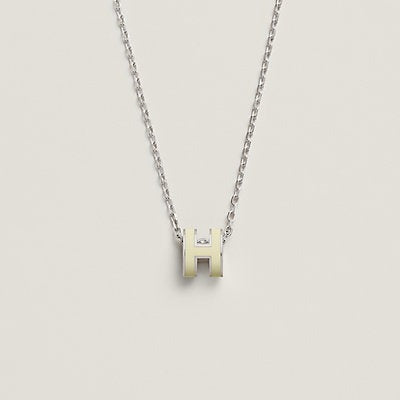 [AM]HM CLIC YELLOW ENAMEL GOLD NECKLACE