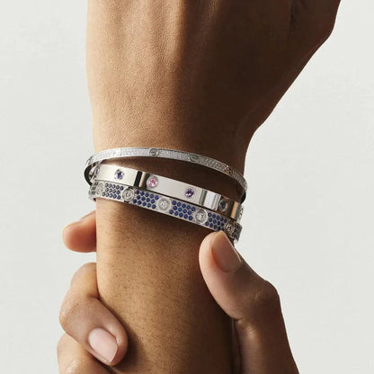 [AM]CLASSIC 6.1MM LOVE BRACELET 10-DIAMOND MULTICOLOR