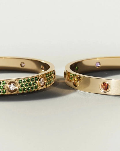 [AM]CLASSIC 6.1MM LOVE BRACELET 10-DIAMOND FULL PAVÉ