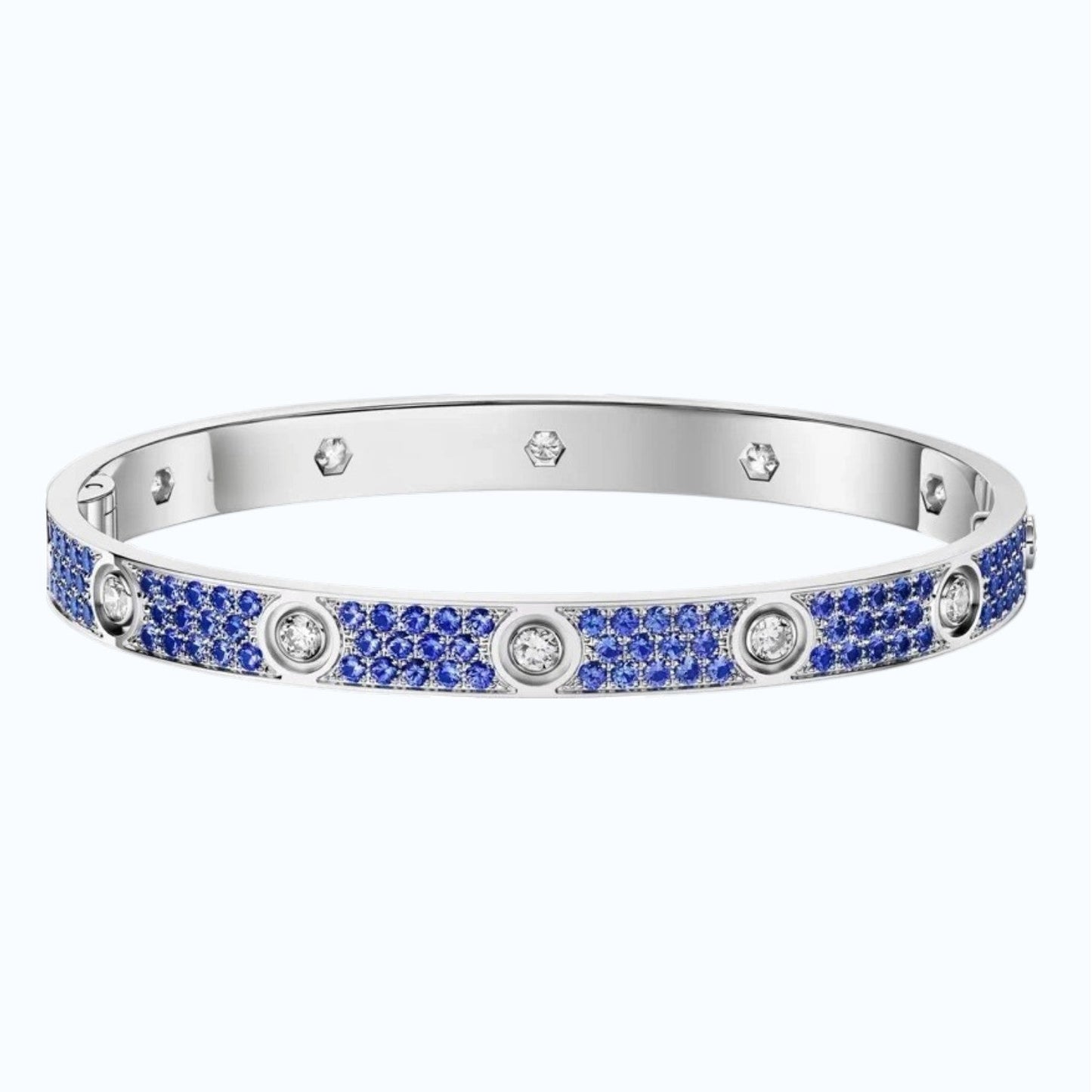 [AM]CLASSIC 6.1MM LOVE BRACELET 10-DIAMOND FULL PAVÉ