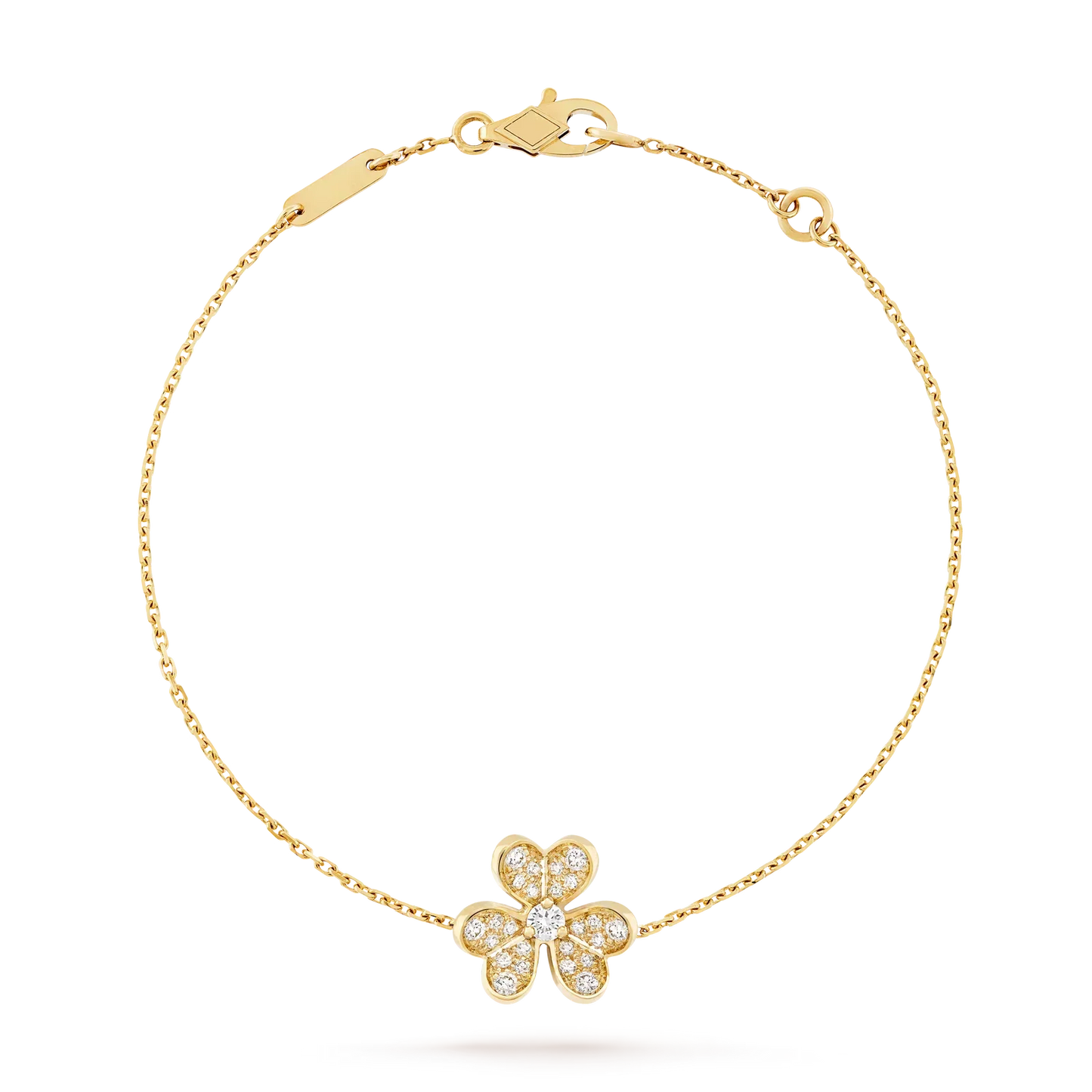 [AM]LUMINOUS BLOSSOM SINGLE-MOTIF CHARM BRACELET