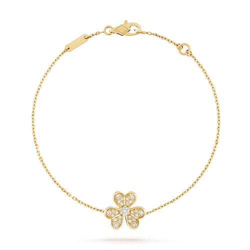 [AM]LUMINOUS BLOSSOM SINGLE-MOTIF CHARM BRACELET
