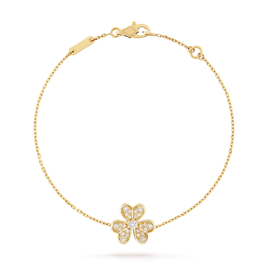 [AM]LUMINOUS BLOSSOM SINGLE-MOTIF CHARM BRACELET