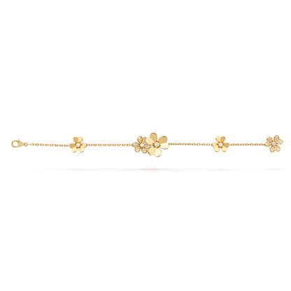 [AM]LUMINOUS BLOSSOM 5-MOTIF CHARM BRACELET