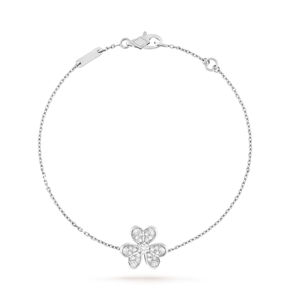 [AM]LUMINOUS BLOSSOM SINGLE-MOTIF CHARM BRACELET