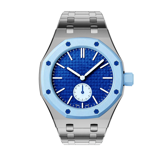 [AM]OAK POP EXCLUSIVE SILVER STEEL STRAP