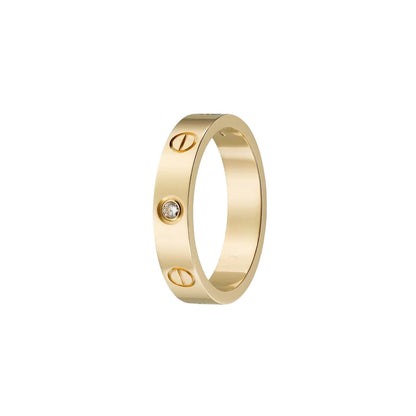 [AM]LOVE 4MM 1 DIAMOND RING