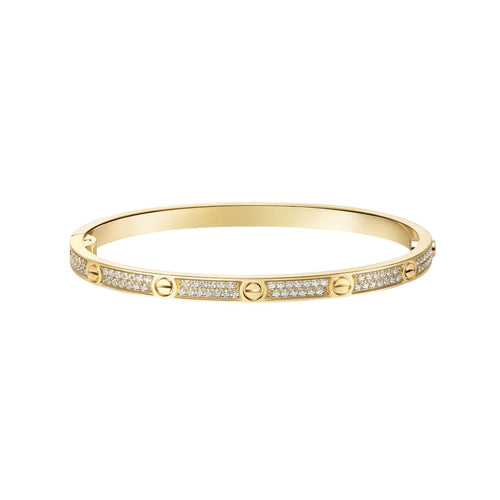 [AM]CLASSIC 3.65MM LOVE FULL PAVE BANGLE