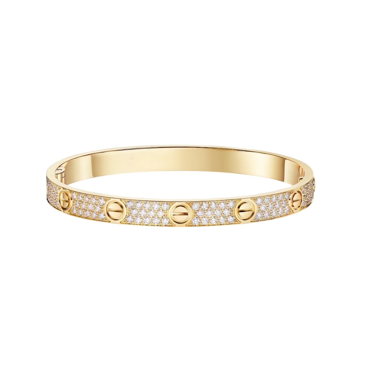 [AM]CLASSIC 6.1MM LOVE BANGLE - FULL PAVÉ