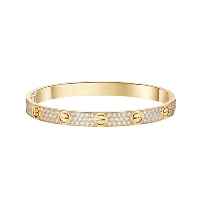 [AM]CLASSIC 6.1MM LOVE BANGLE - FULL PAVÉ