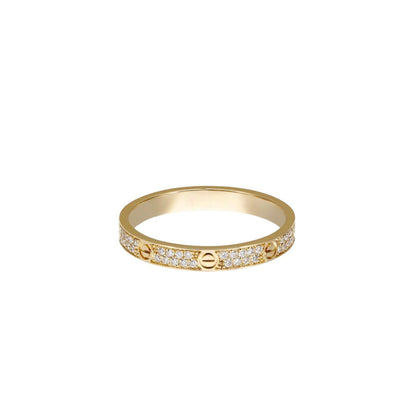 [AM]LOVE 2.6MM PAVÉ DIAMOND RING