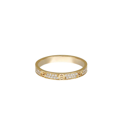 [AM]LOVE 2.6MM PAVÉ DIAMOND RING
