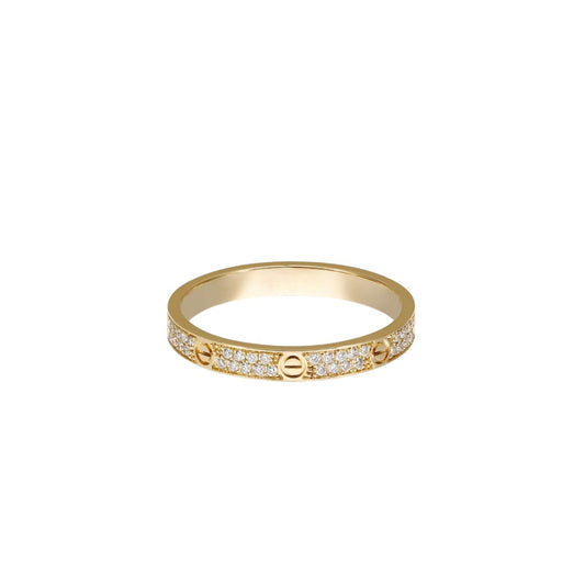 [AM]LOVE 2.6MM PAVÉ DIAMOND RING