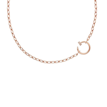 [AM]CLOU DIAMOND NAIL PENDANT NECKLACE