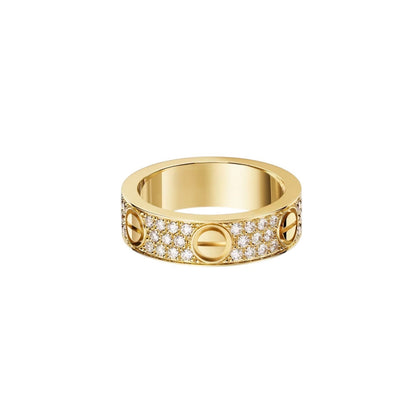 [AM]LOVE 5.5MM FULL-PAVÉ DIAMOND RING
