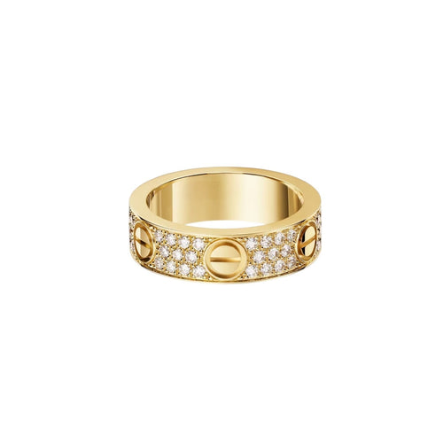 [AM]LOVE 5.5MM FULL-PAVÉ DIAMOND RING