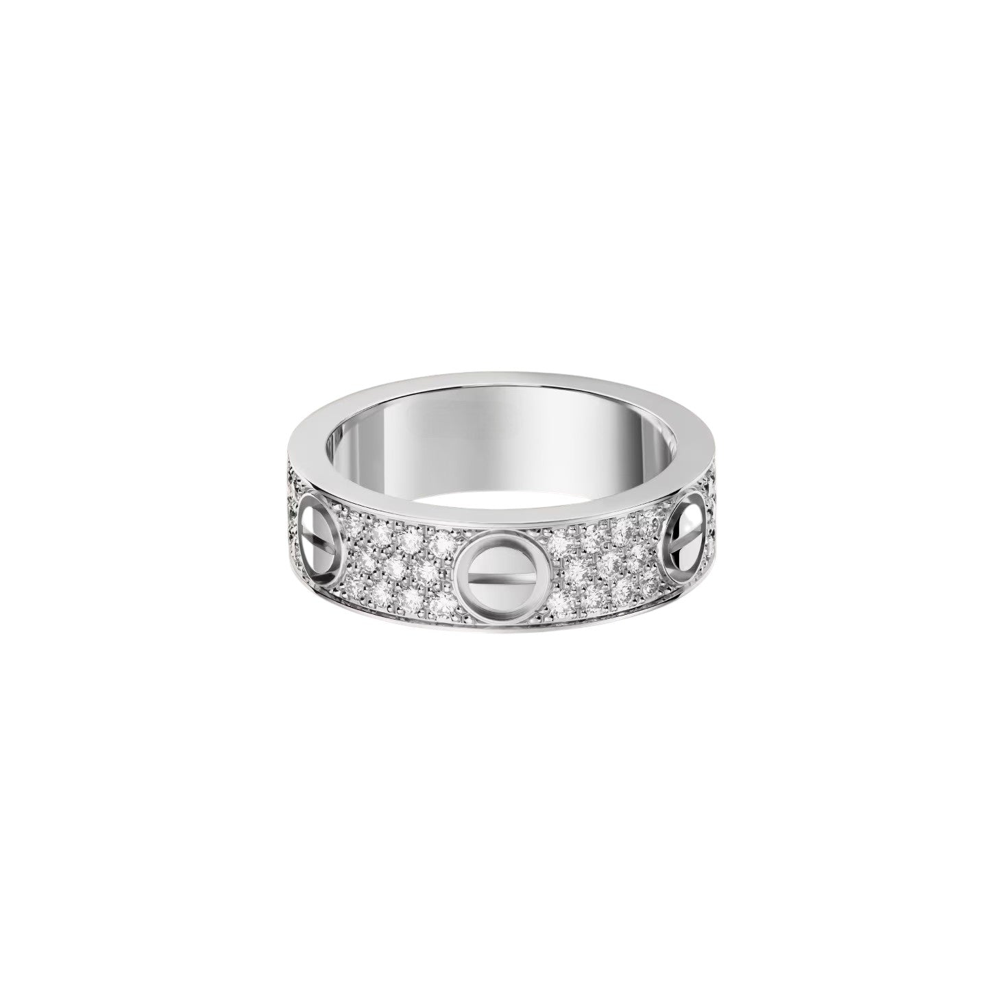 [AM]LOVE 5.5MM FULL-PAVÉ DIAMOND RING
