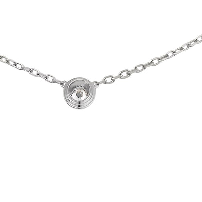 [AM]LOVE SCREW PENDANT SINGLE DIAMOND NECKLACE