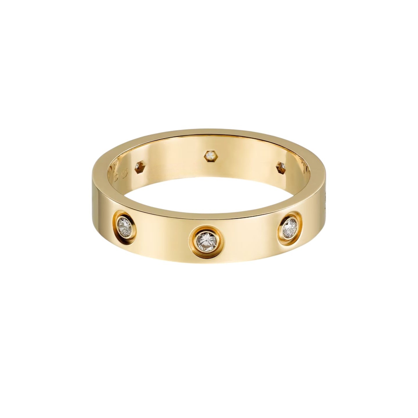 [AM]LOVE 4MM 8 DIAMONDS RING