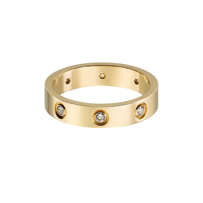[AM]LOVE 4MM 8 DIAMONDS RING