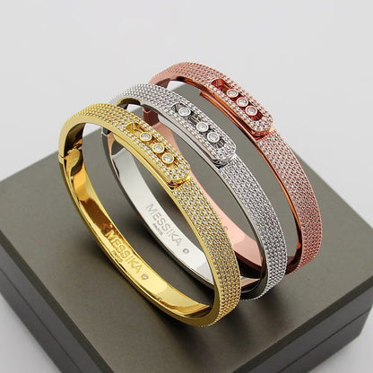 [AM]MOVE NOA FULL-PAVÉ DIAMOND BANGLE BRACELET