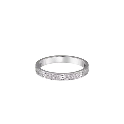 [AM]LOVE 2.6MM PAVÉ DIAMOND RING