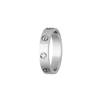 [AM]LOVE 4MM 1 DIAMOND RING