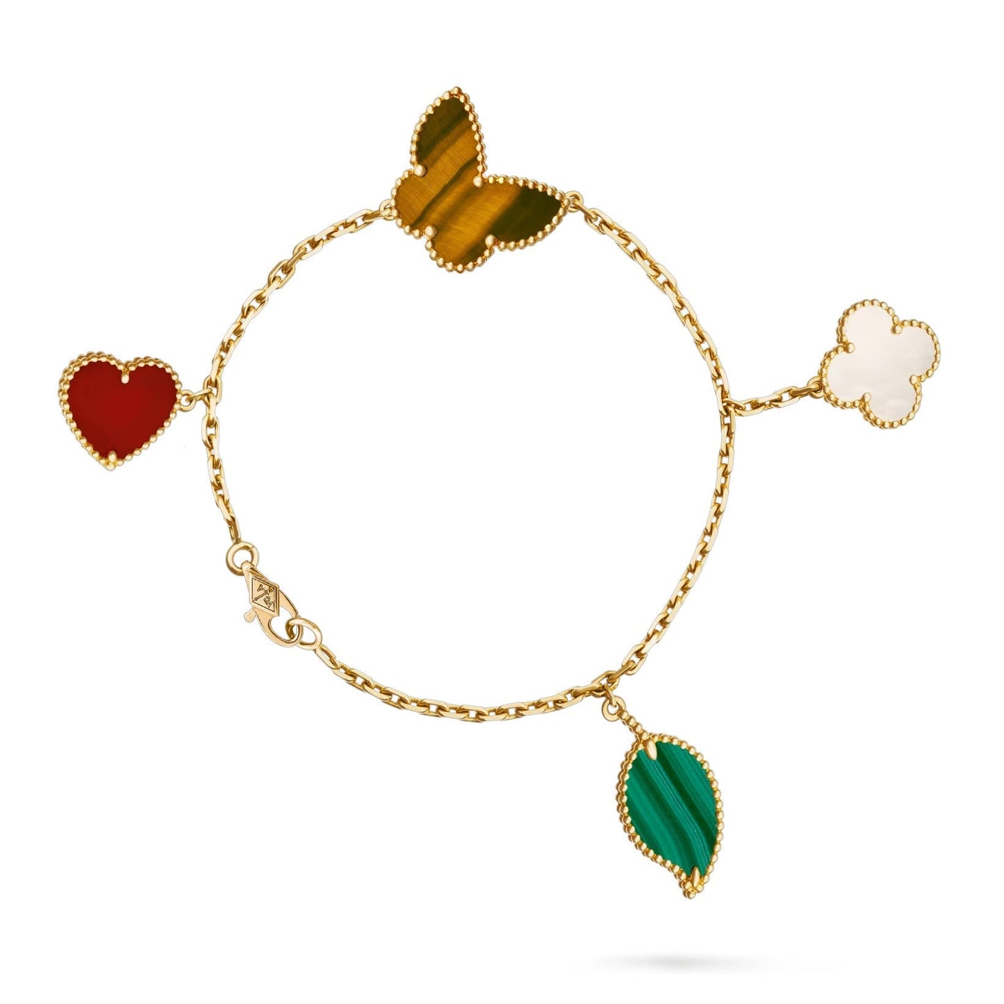 [AM]LUCKY NATURE MULTI-CHARM BRACELET
