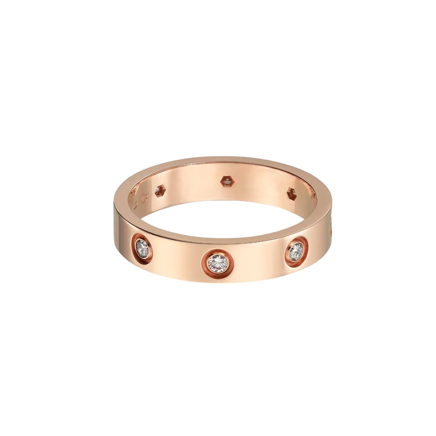 [AM]LOVE 4MM 8 DIAMONDS RING