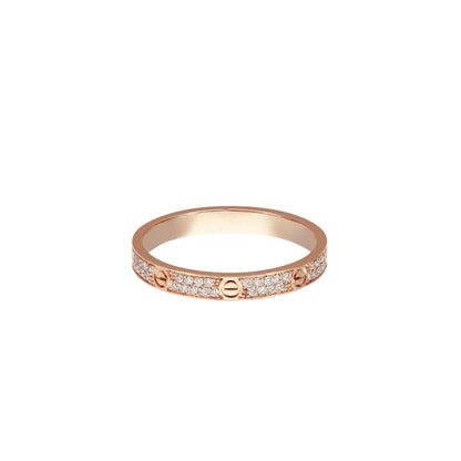 [AM]LOVE 2.6MM PAVÉ DIAMOND RING