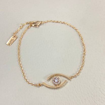 [AM]LUCKY EYE PAVÉ-SET DIAMOND BRACELET