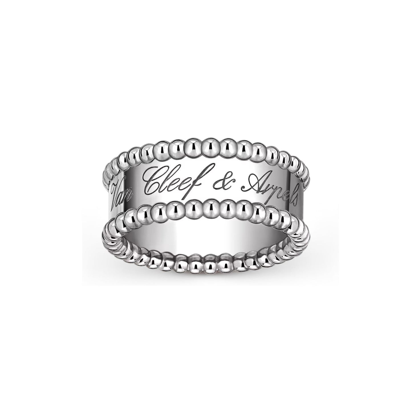[AM]SIGNATURE DUAL-BEADED BAND RING