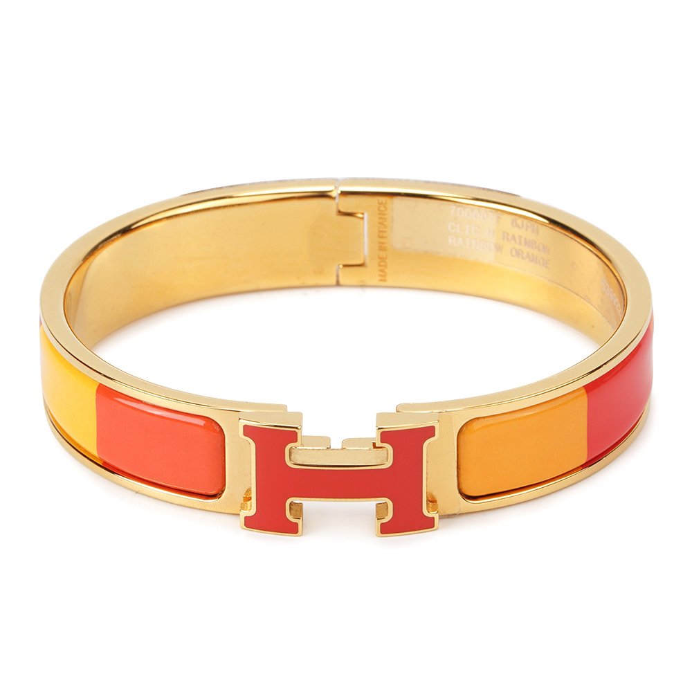 [AM]H BRACELET ORANGE RAINBOW CERAMIC