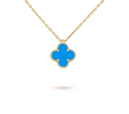 [AM]9.5MM MINI CLOVER PENDANT NECKLACE COLLECTION
