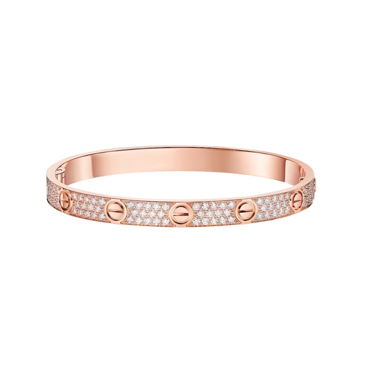[AM]CLASSIC 6.1MM LOVE BANGLE - FULL PAVÉ
